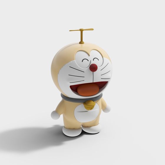 Doraemon 3D Model - Lovable Robotic Cat