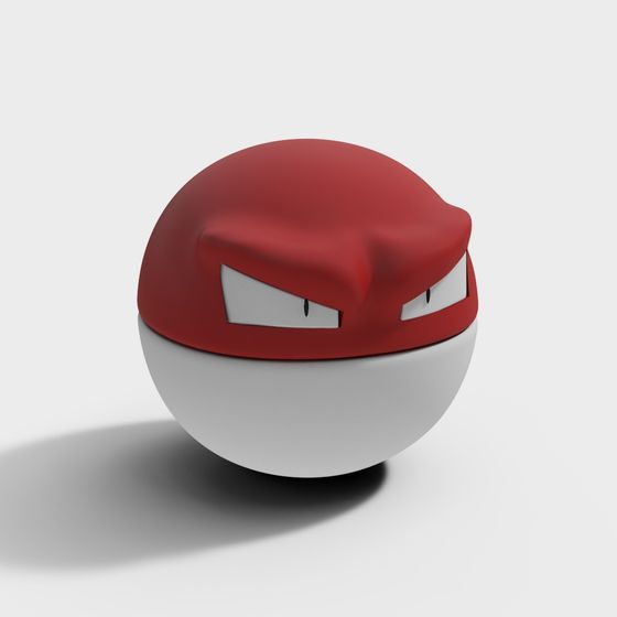 Unique Sphere Monster 3D Model Design