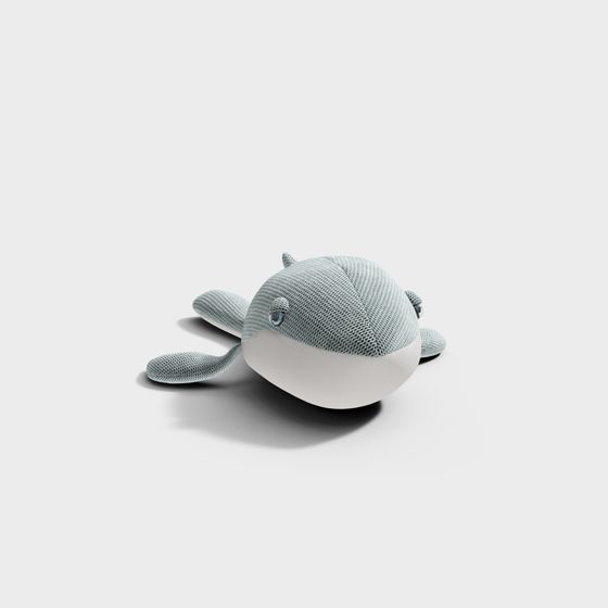 Vibrant Low-Poly Dolphin 3D model for Creative Projects