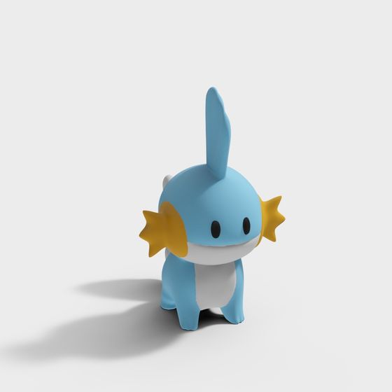 Charming Starfish Dolphin 3D Model for Creative Projects