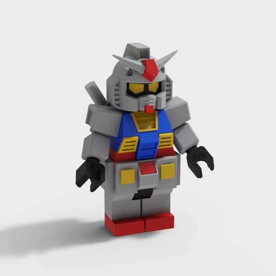 Grendizer 3D Model - Futuristic Robot Warrior