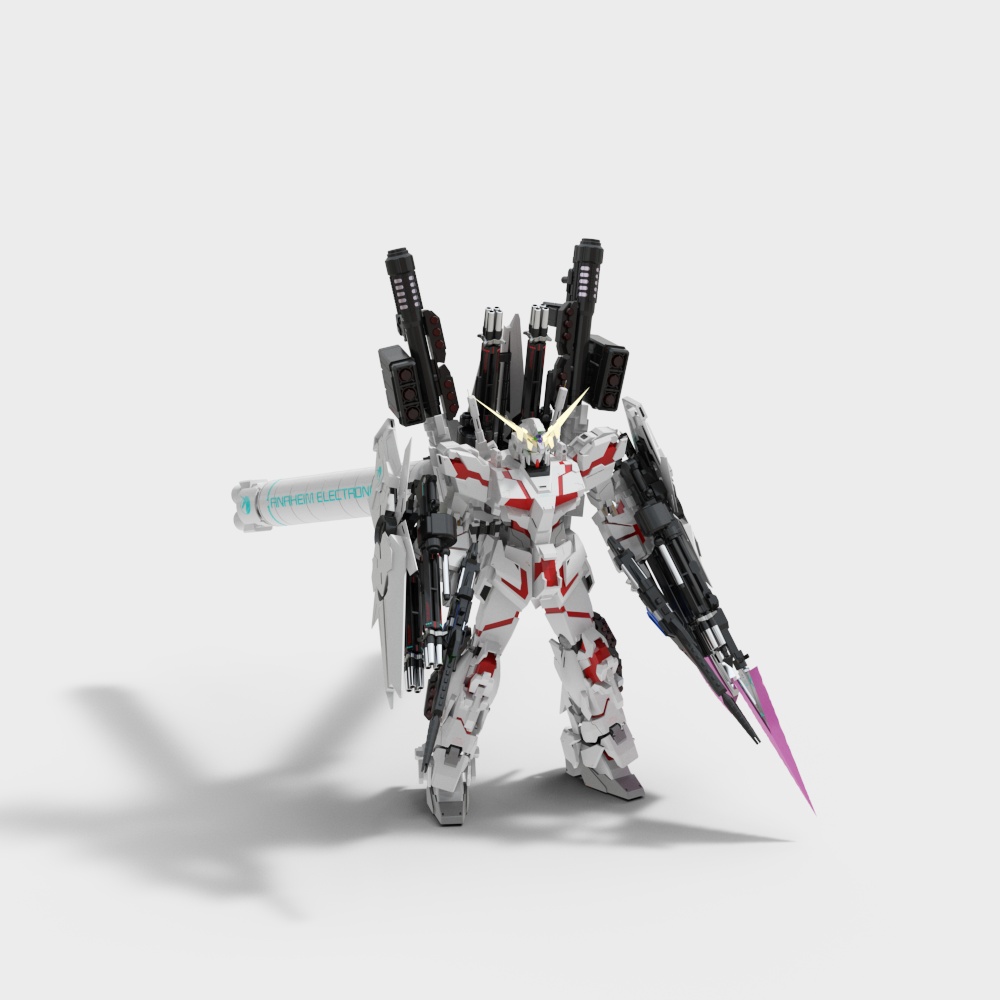 Futuristic Warrior 3D model for Creative Projects