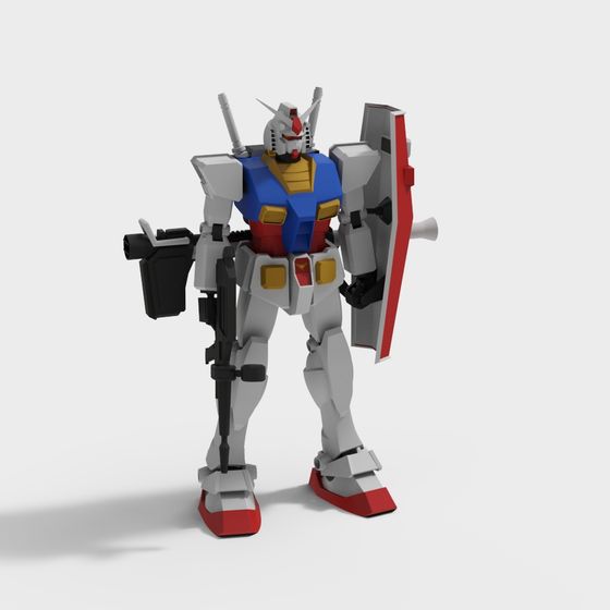 Incredible Gundam 3D Model for Creative Projects