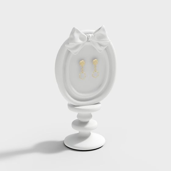 Chic Low-Poly Display Stand 3D model for Designers