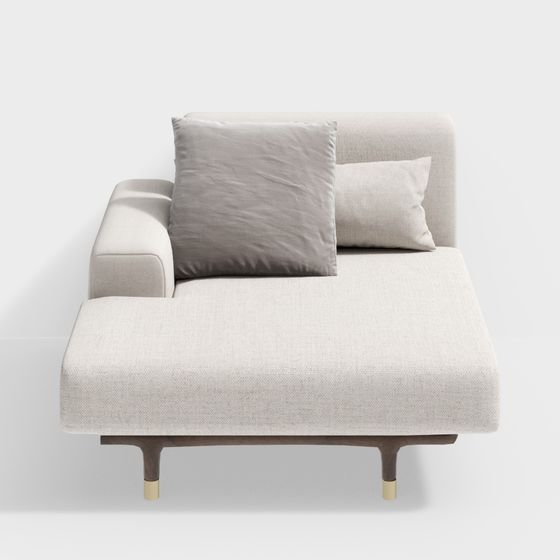 Urban Comfort Minimalist Sofa 3D model
