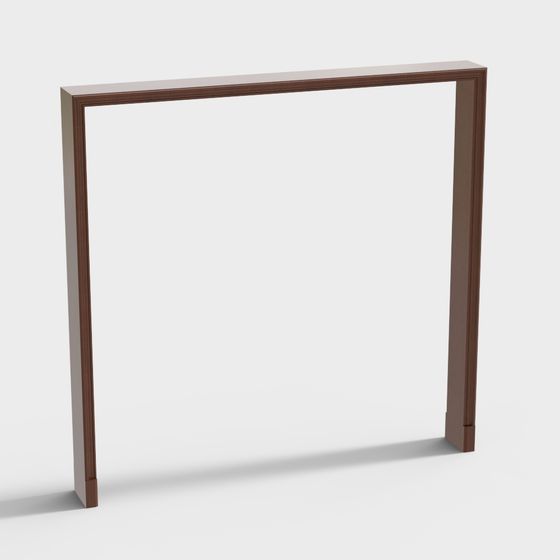 Stylish Minimalist Door Frame 3D model for Creative Spaces