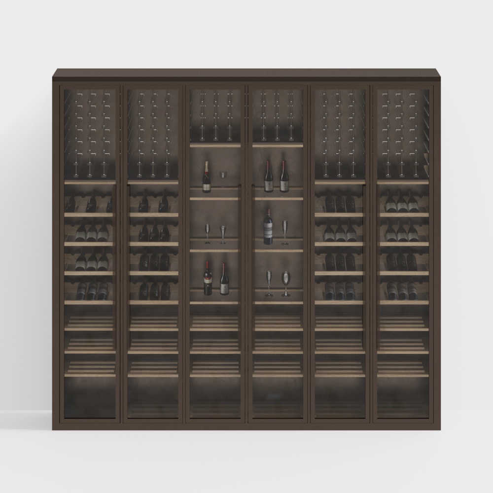 Acrylic wine cabinet