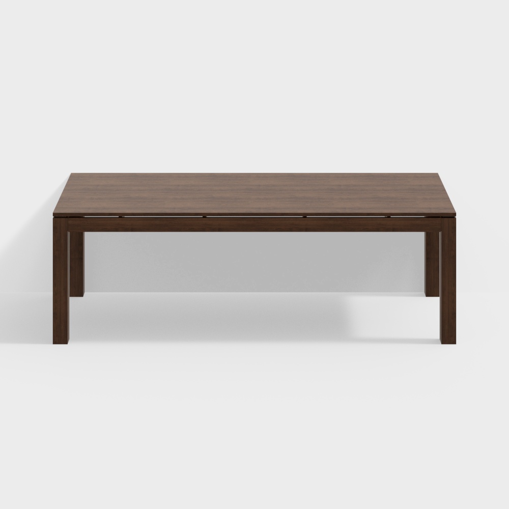 Fan House Furniture   Generous Dining Table  2300  Black Walnut