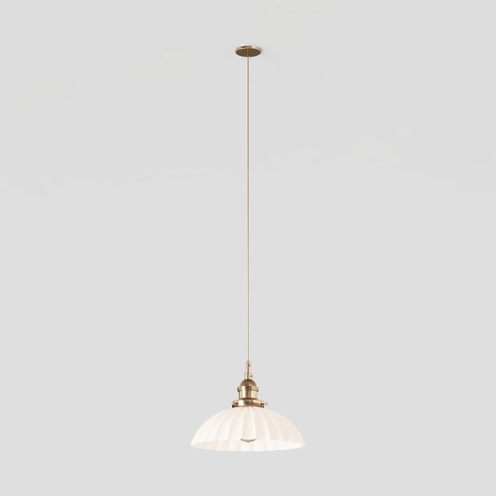 Elegant Low-Poly Pendant Light 3D model