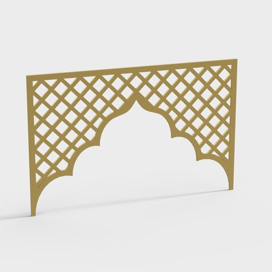 Lattice Archway 3D model for Creative Spaces