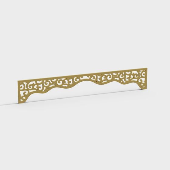 Artistic Decorative Trim 3D Model for Creative Spaces