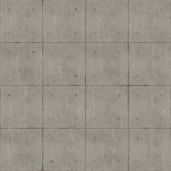 Clear Concrete 3D Model - Simple - Gray