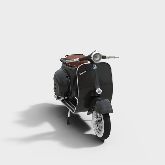 Vintage Vespa Scooter 3D model