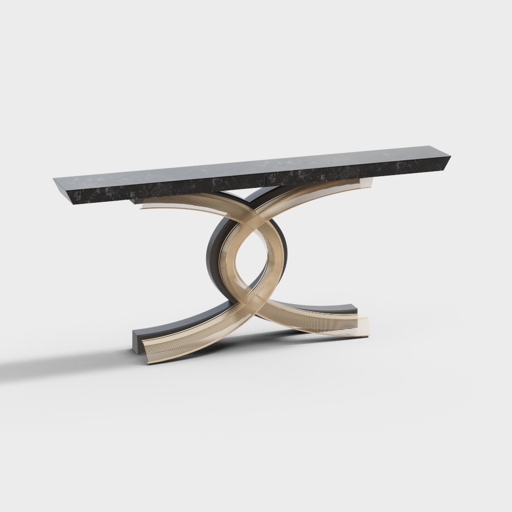 Light luxury entrance platform