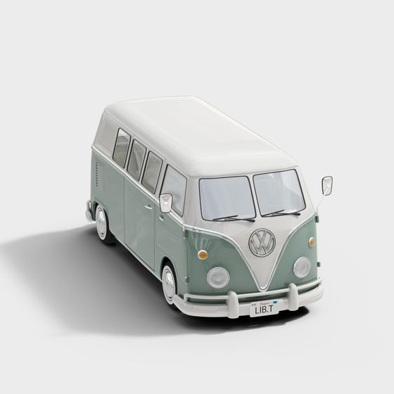 Vintage Classic Van 3D model