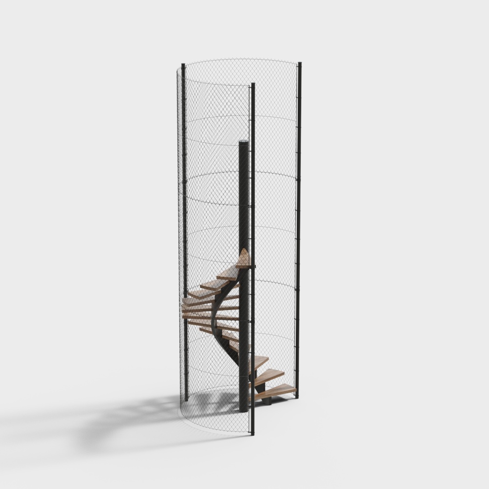 ガードレール柱型