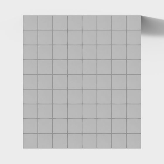 Urban Grid Wall 3D model for Creative Projects