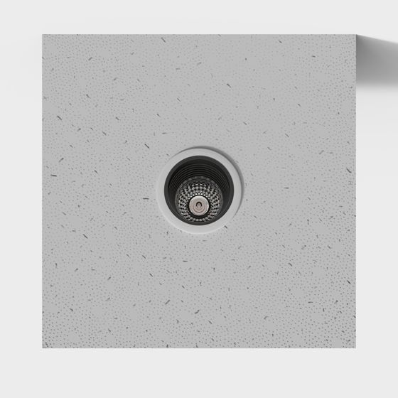 Low Poly Ceiling Lamp 3D model