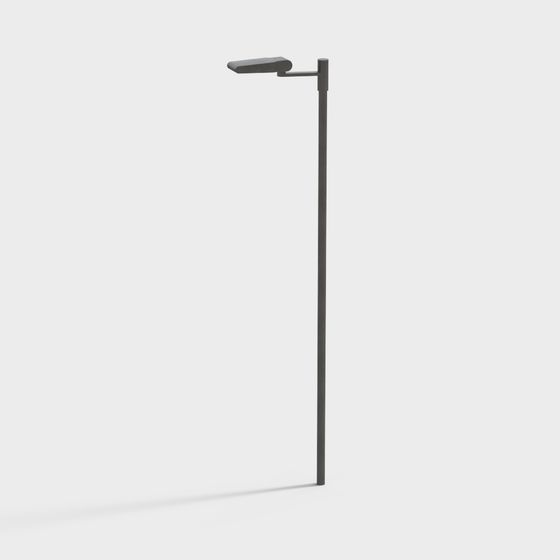 Stylish Low-Poly Street Lamp 3D model