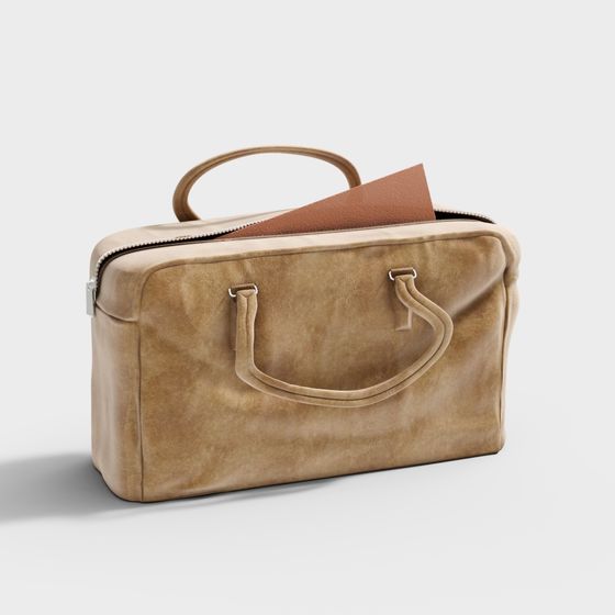 Stylish Low-Poly Handbag 3D model