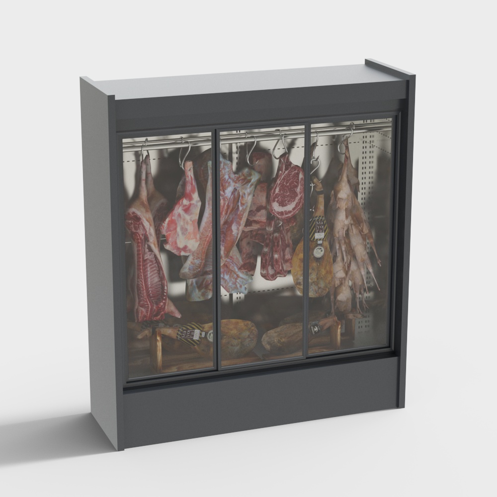 refrigerator for hanging meat