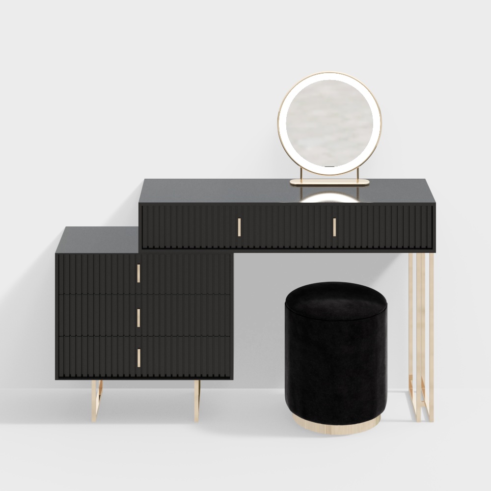 現代簡約化妝台