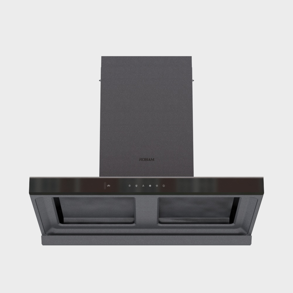 Double chamber large suction smoker 8358S