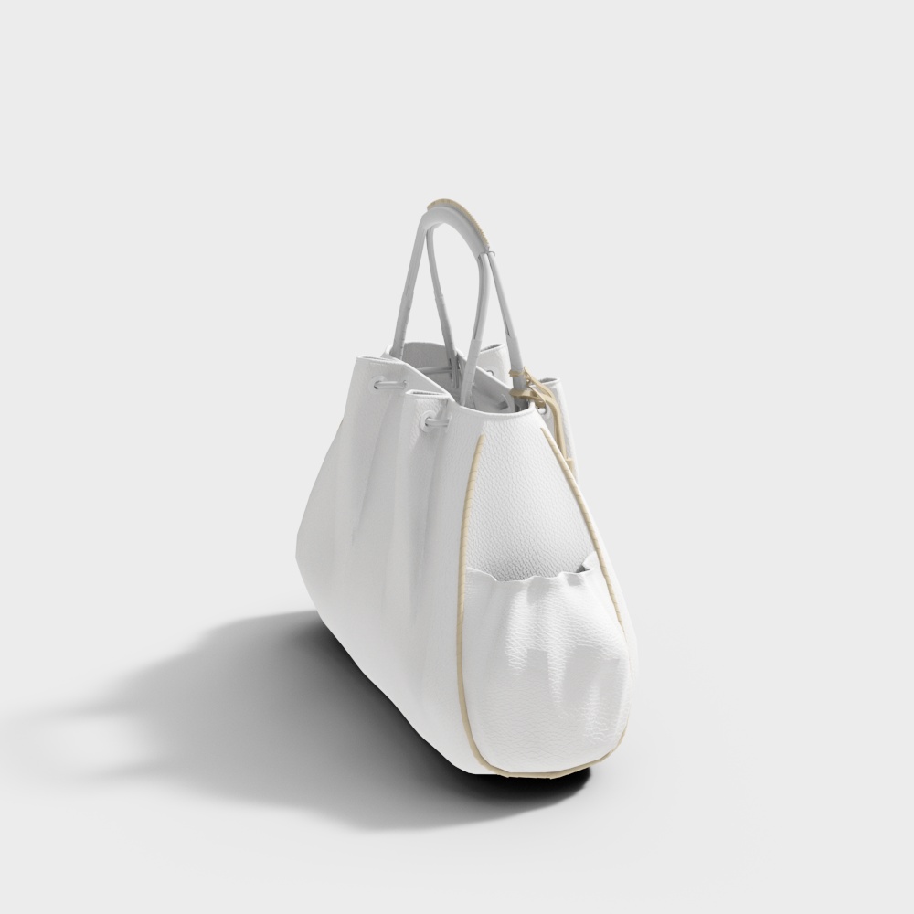 Elegant Minimalist Hand Bag 3D model