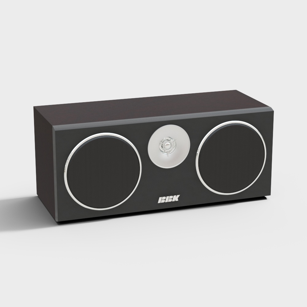 Stylish Low-Poly 3D Speaker Model for Artistic Spaces