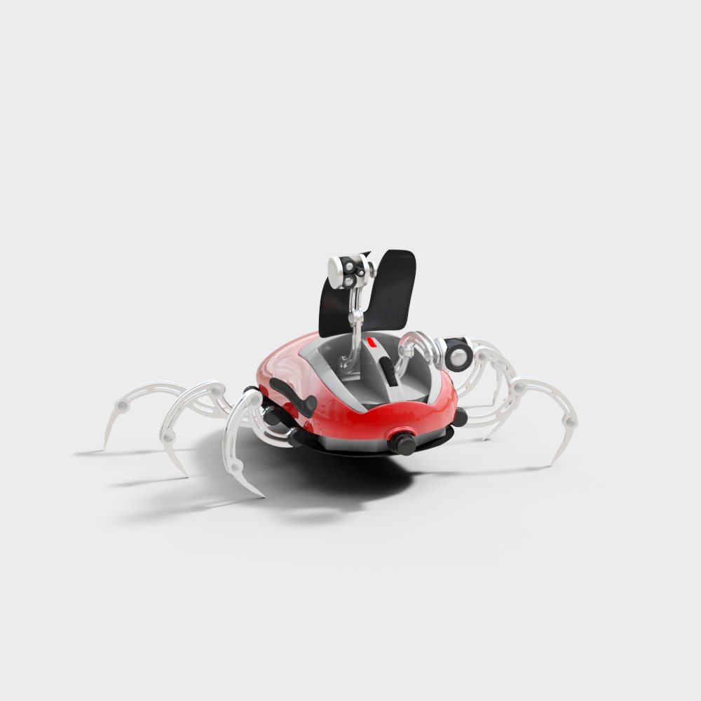 Futuristic Spider Car 3D model