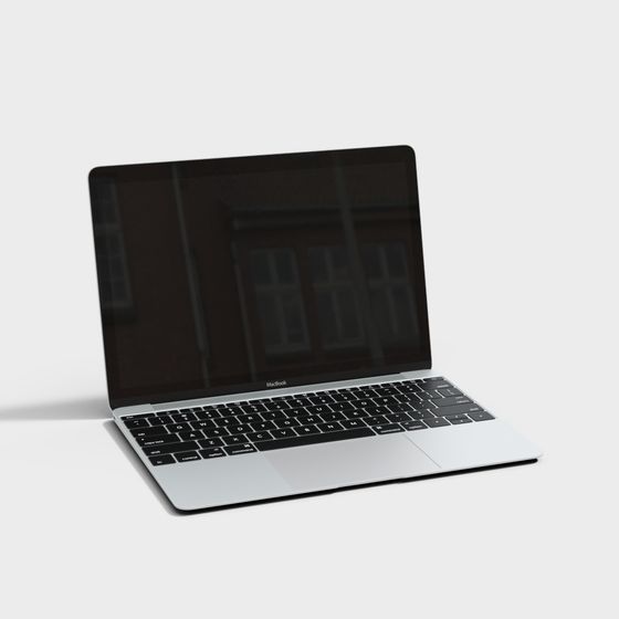 High-Detail 3D Laptop Model for Creative Projects