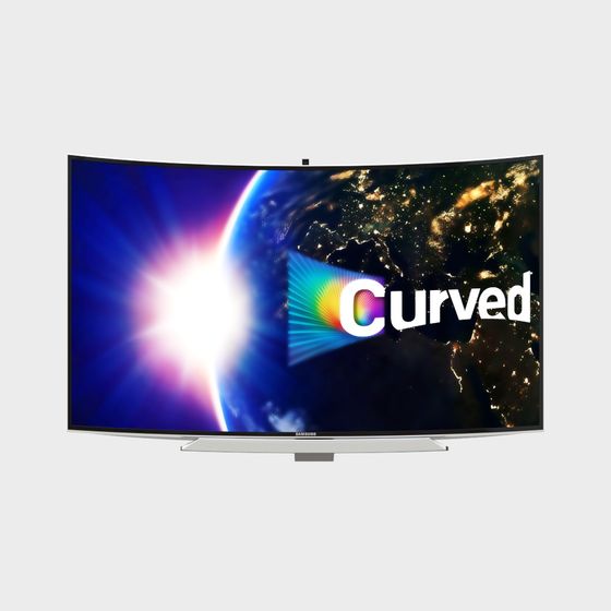 Sleek Curved TV 3D model for Modern Design