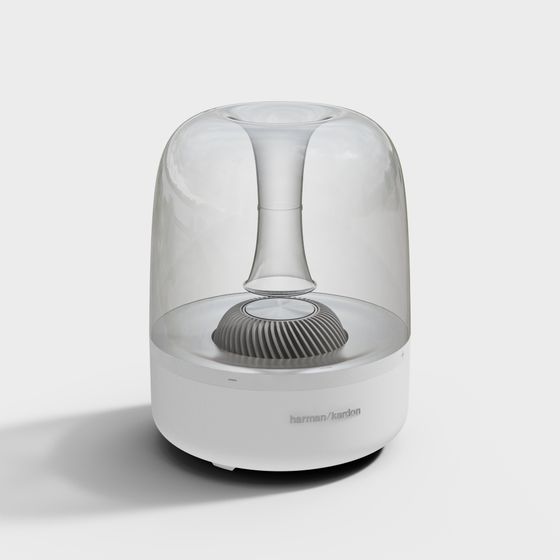 Indoor Audio and Video Equipment 3D Model in Gray