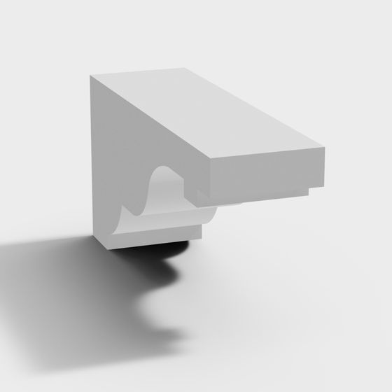 Modern Minimalist Window Sill 3D model
