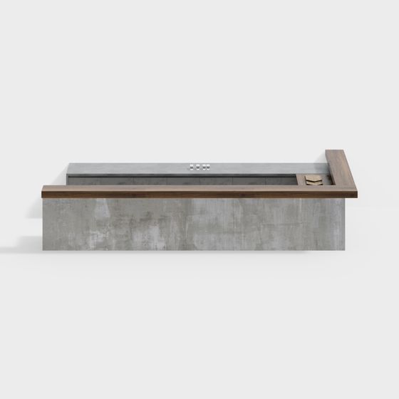Concrete Sink 3D model for Modern Design