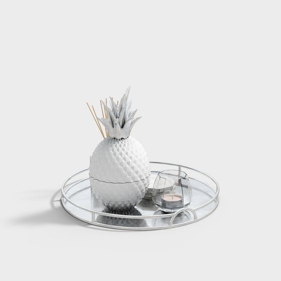 Pineapple Diffuser 3D model for Creative Projects