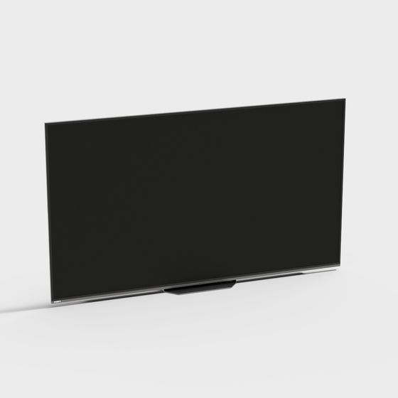 Elegant Low-Polygon TV 3D model for Modern Interiors