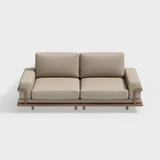 Modern Minimalist Sofa 3D model