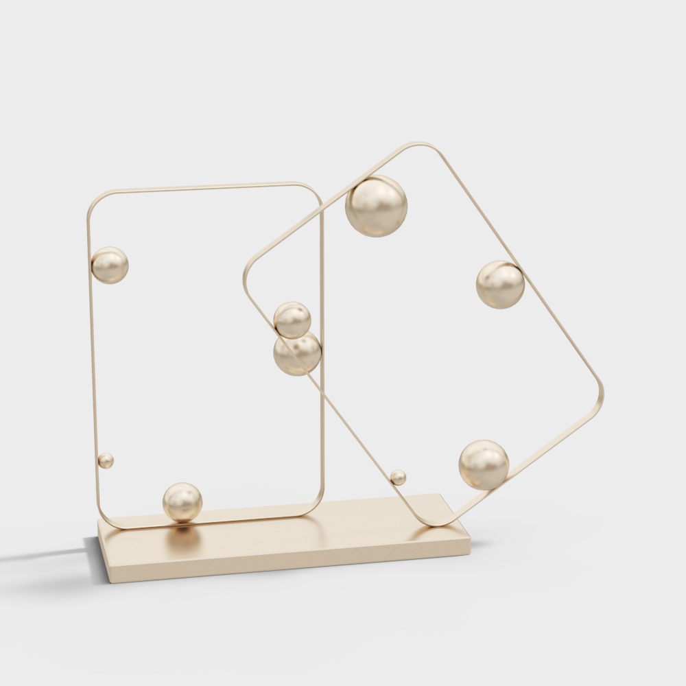 モダンな装飾品