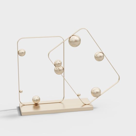 モダンな装飾品