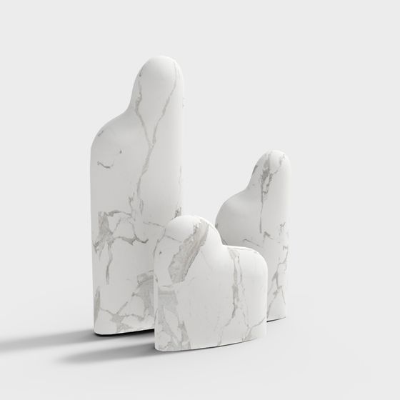 Marble Figures 3D model
