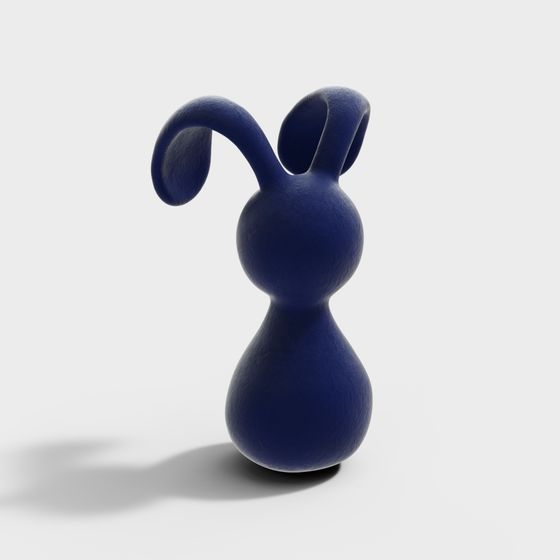 Blue Whimsy 3D Model