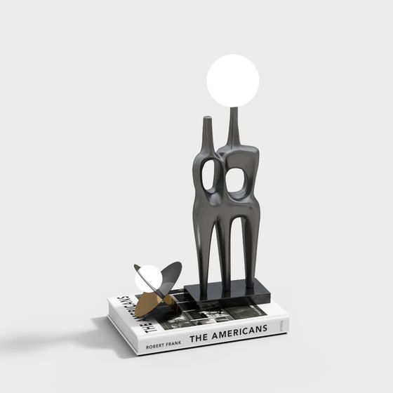 Abstract Sculpture Lamp 3D model