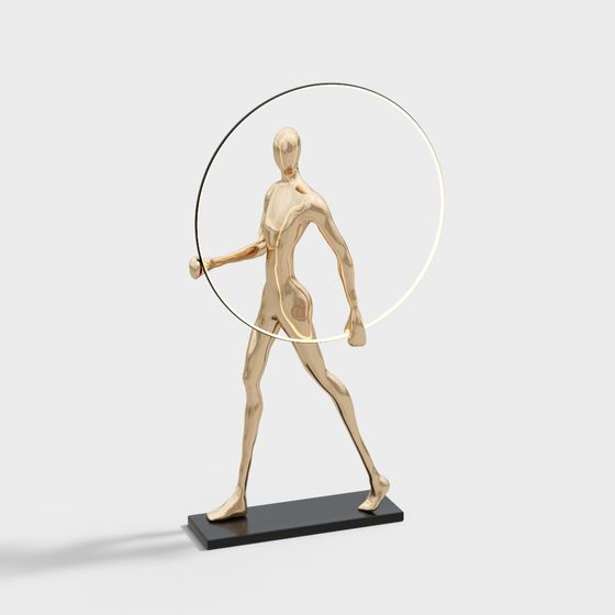 Golden Ring Dancer 3D model