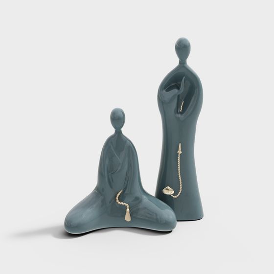 Tranquil Light 3D model - Low Poly Meets High Detail