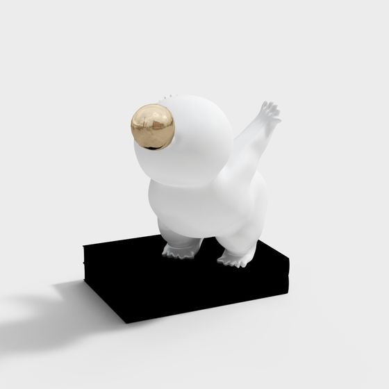 Low Poly Dancing Sphere 3D model