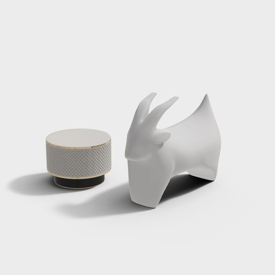 Stylish Urban Sheep Low-Poly 3D model