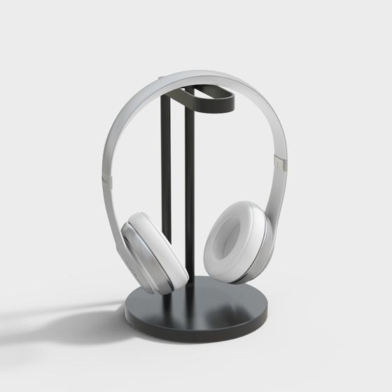 Minimalist Headphone Stand 3D model