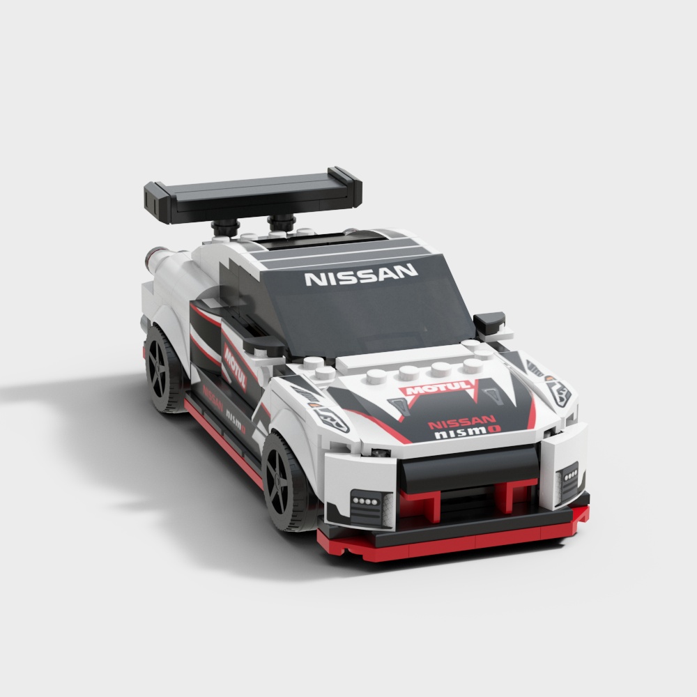 Nissan GT-R Low Poly 3D Model