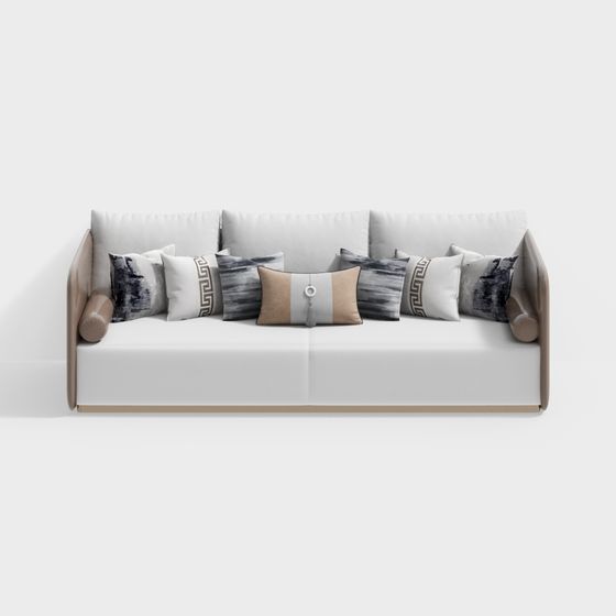 Urban Comfort 3D model Sofa for Modern Spaces